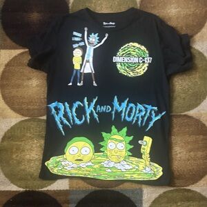 Freeze Black Rick and Morty Kids T-Shirt